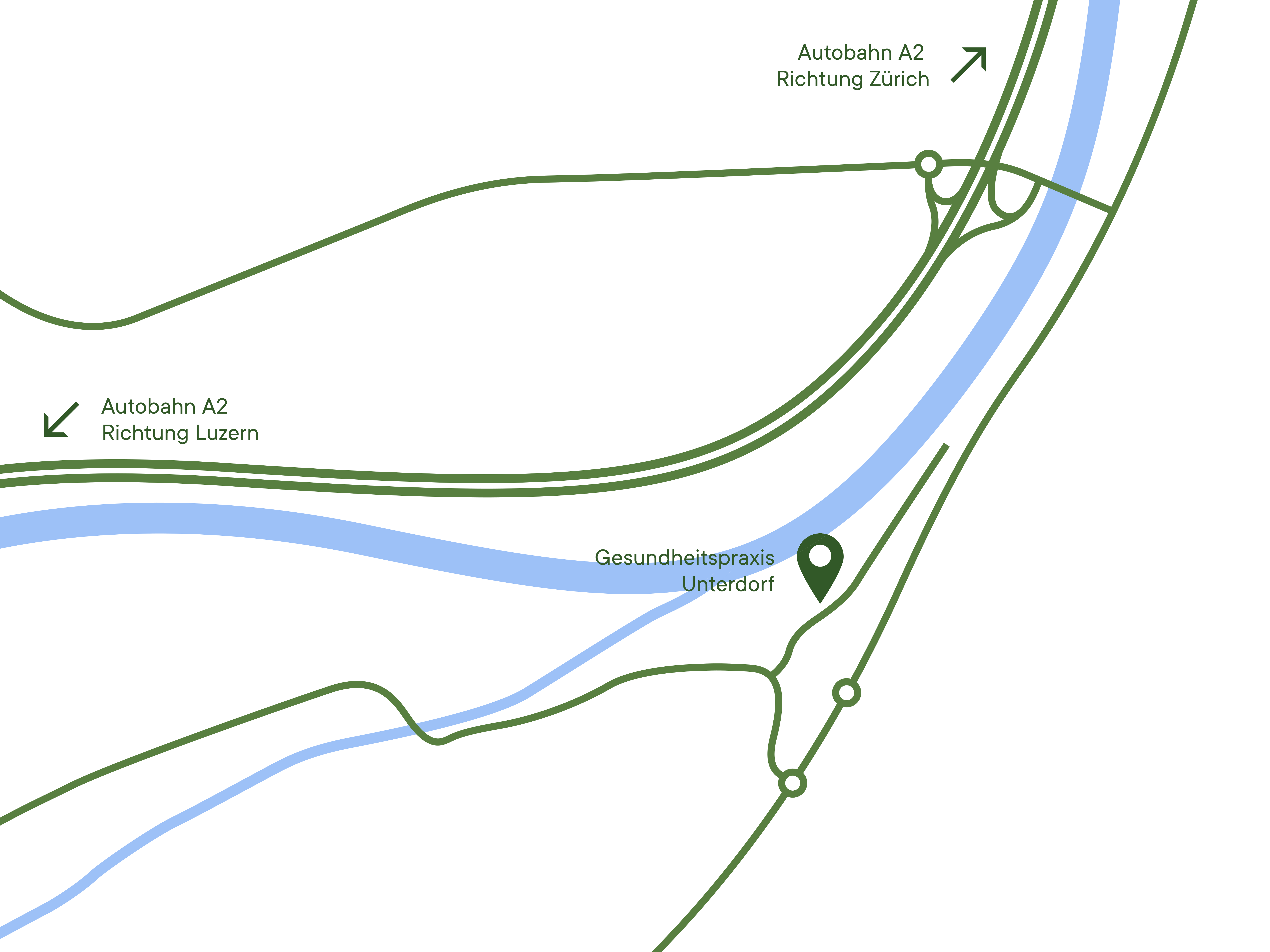 Standort Gesundheitspraxis Unterdorf